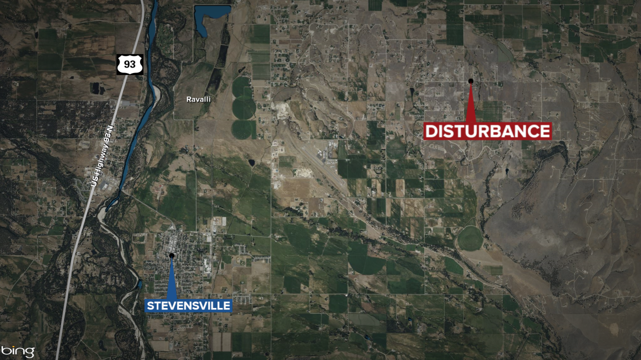 Stevensville attempted murder map