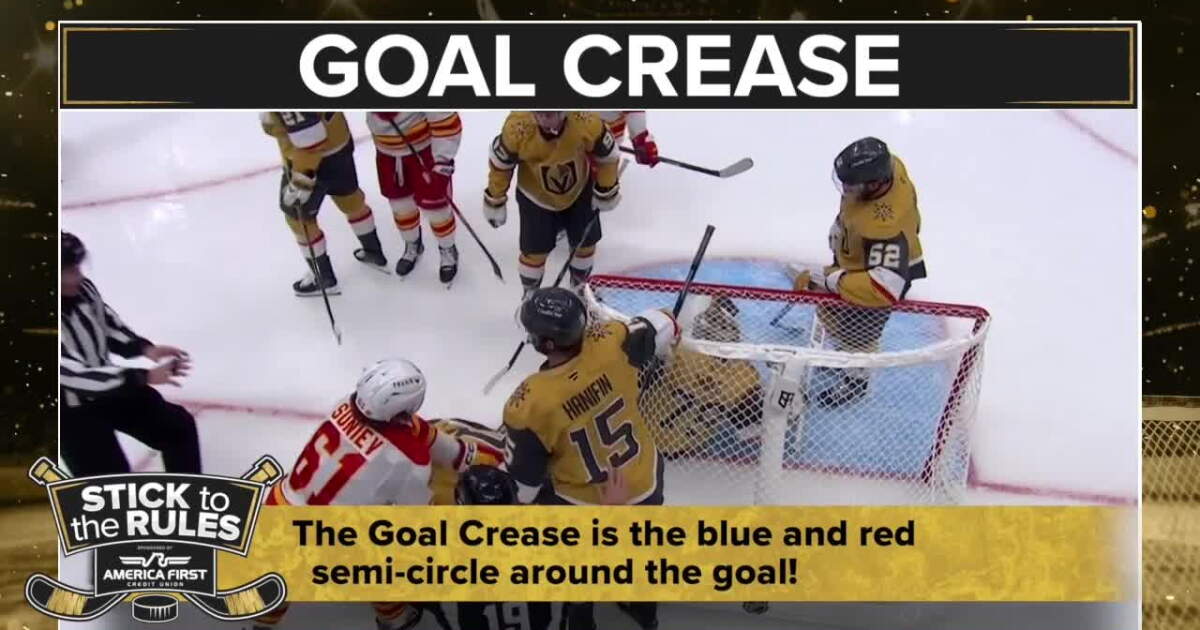Dogs Rule Poster Stick to the Rules: What Is the Goal Crease?