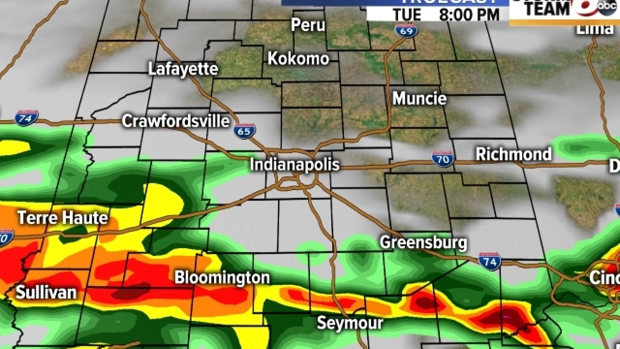 TIMELINE: Severe weather moves through Indiana