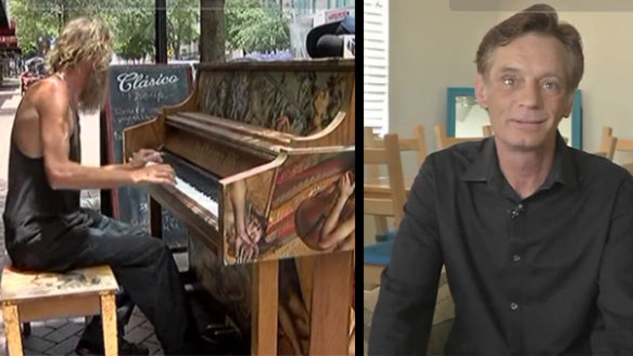 From homeless to record album, Sarasota street pianist 1 year later