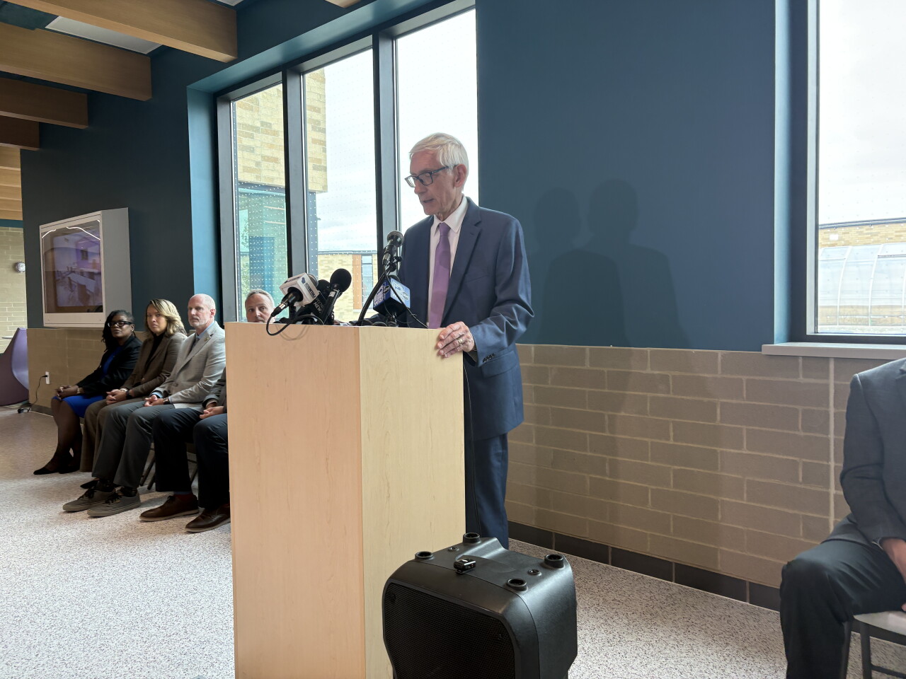 Governor Evers tours the facility 