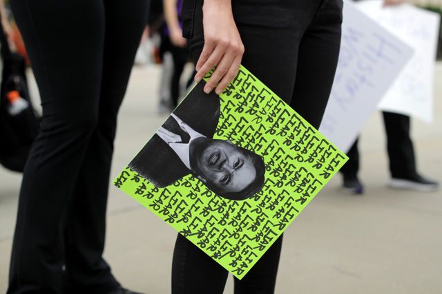 Photos: Protesters gather to oppose Kavanaugh confirmation