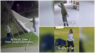 Tipis stolen from two Great Falls schools