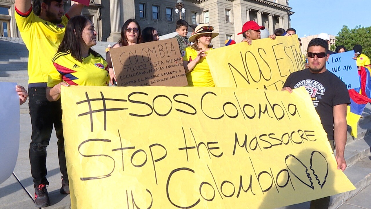 IDAHO (US) , Local demonstration held to raise awareness about the protests in Colombia IDAHO (US) , Local demonstration held to raise awareness about the protests in Colombia