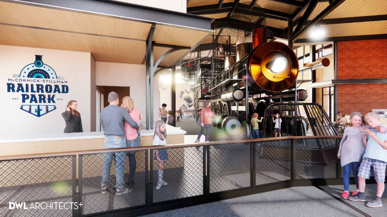 Rendering of the interior.