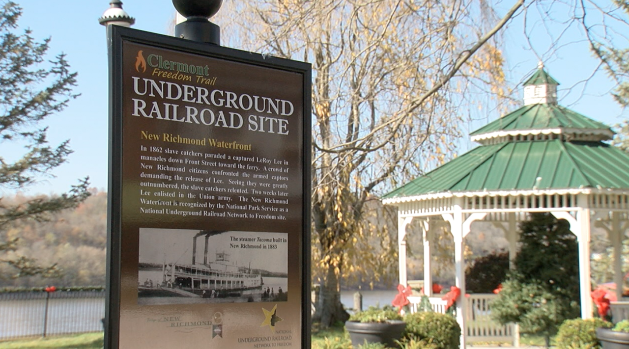 New Richmond is home to several historic Underground Railroad sites.