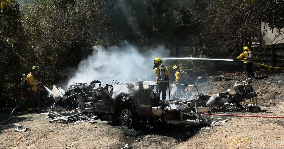 Fire burns trailers, vegetation on property near Arroyo Grande - Vimarsana News