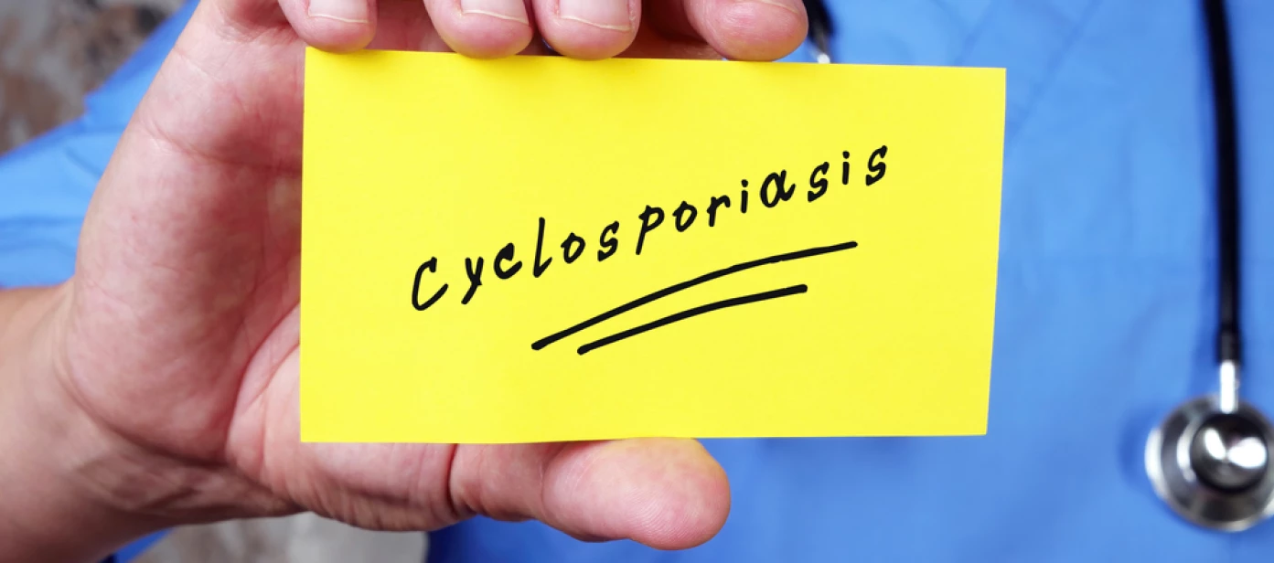 Cyclosporiasis,Sign,On,The,Page.