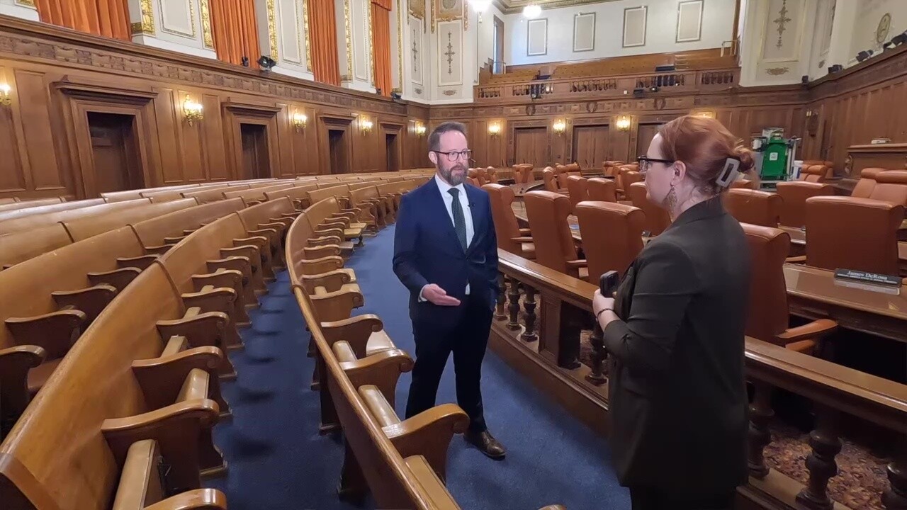 Cleveland City Councilman Charles Slife, who is holding a series of hearings on Burke Lakefront Airport, talks to News 5 reporter Michelle Jarboe.