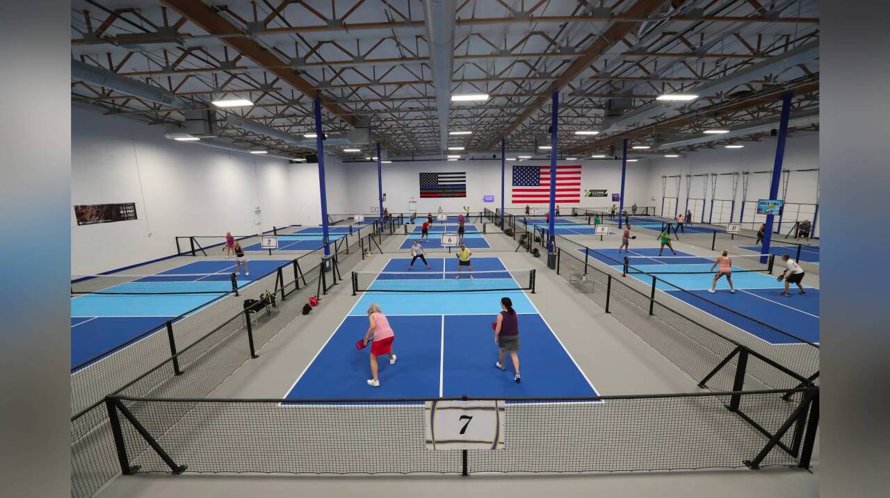 Pickleball Kingdom; indoor pickleball facility in Chandler.
