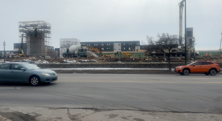 Home flats being built