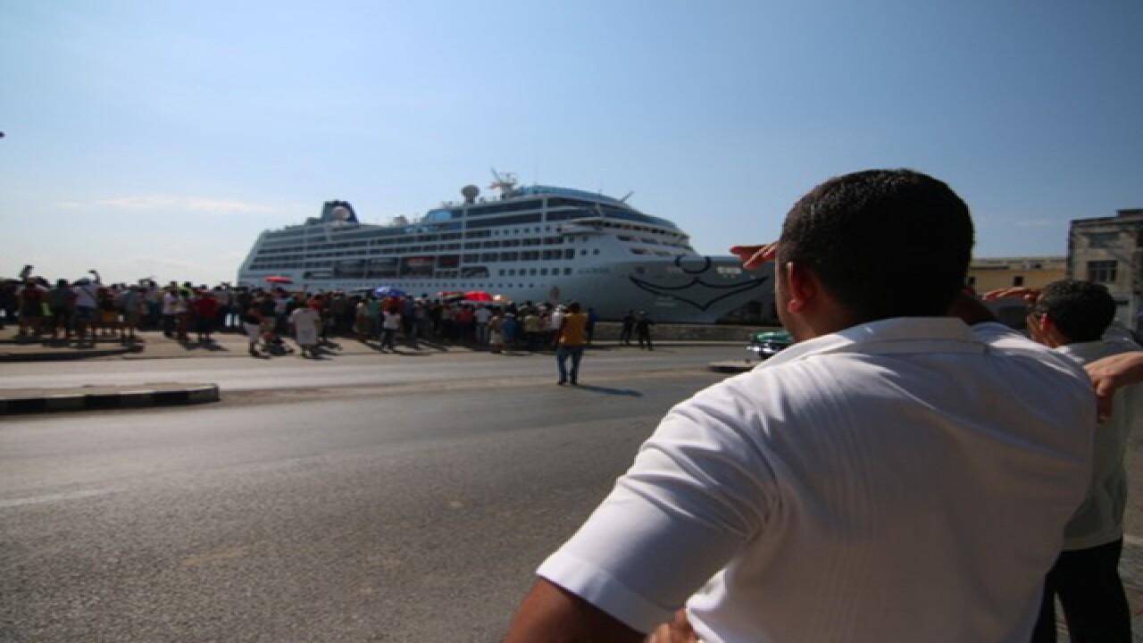 Photos: US cruise arrives in Cuba from Florida