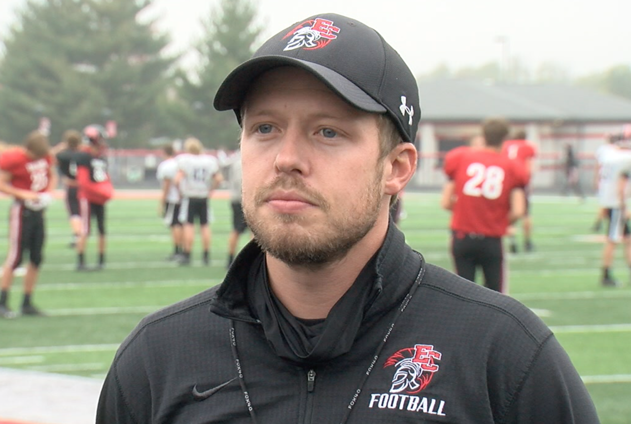 East Central High School Football Coach Jake Meiners