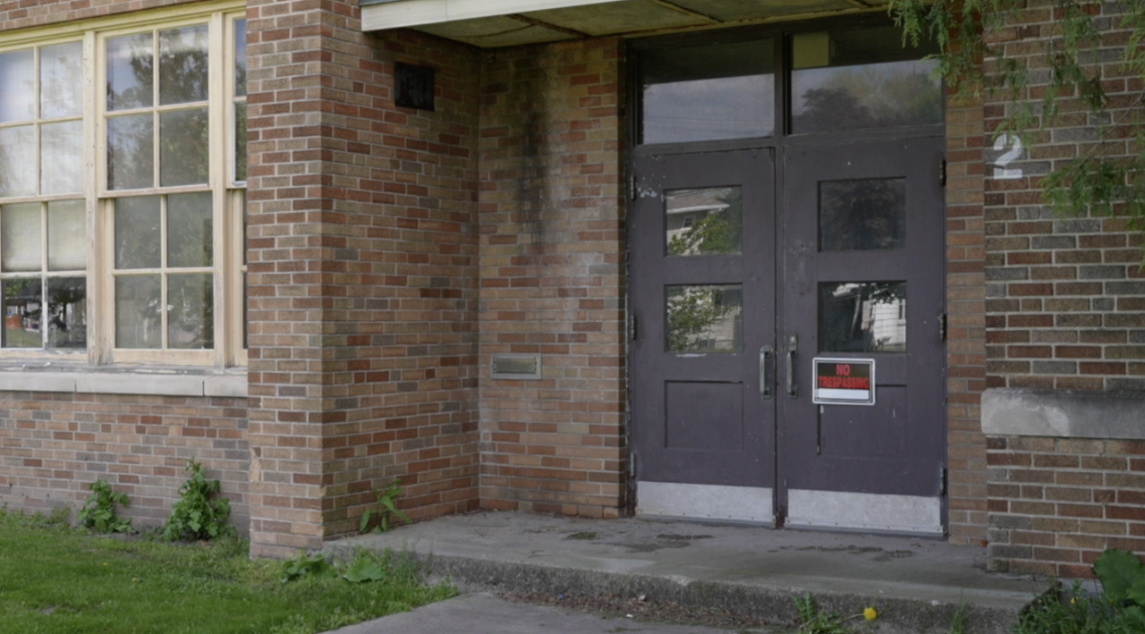 Exterior Shot of Otto Middle School