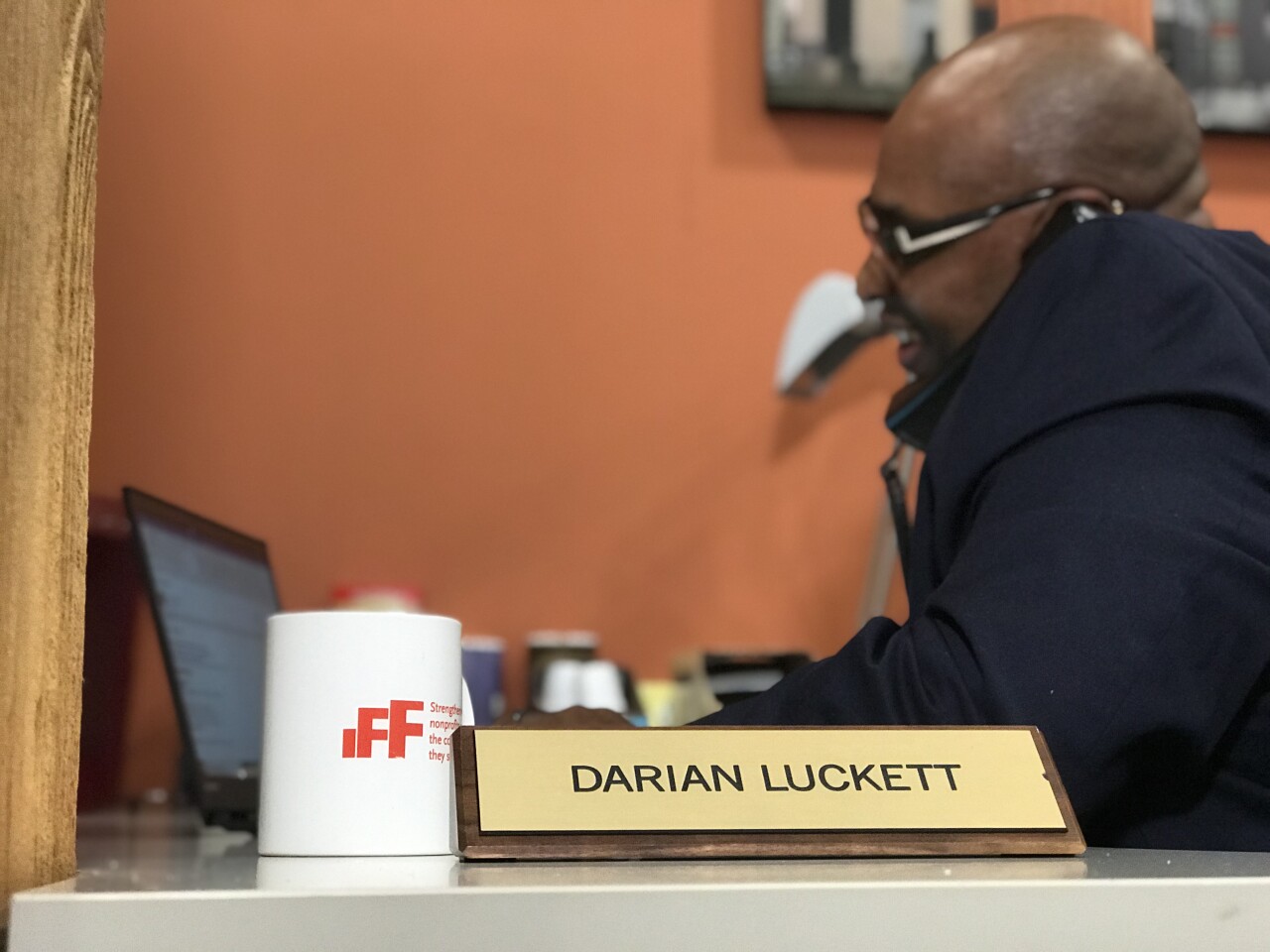 Darian Luckett with IFF helps people of color in leadership roles with nonprofits navigate their finances