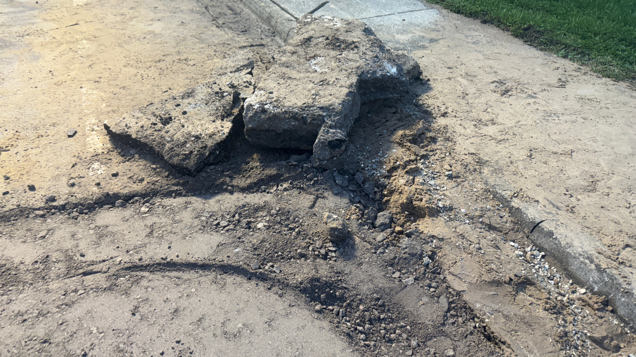 Small child swept through drainage system due to water main break in Sarasota