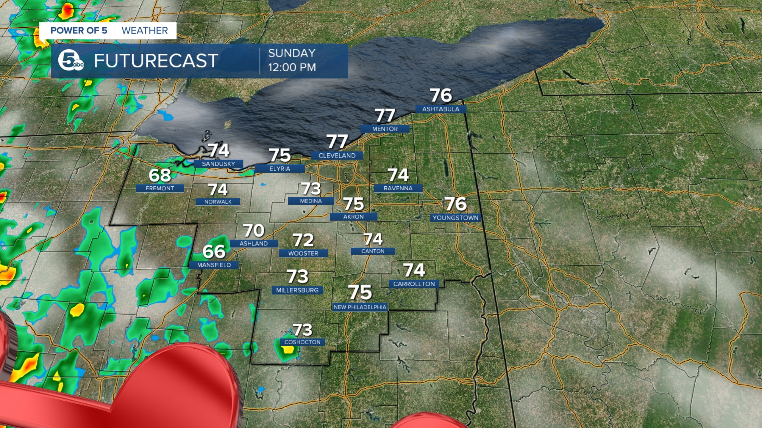 Sunday storms: timing and severe potential