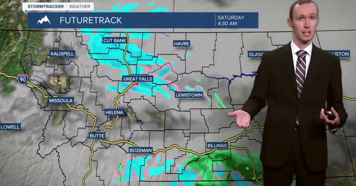 Windy and mild Friday, then much colder with some snow showers on Saturday
