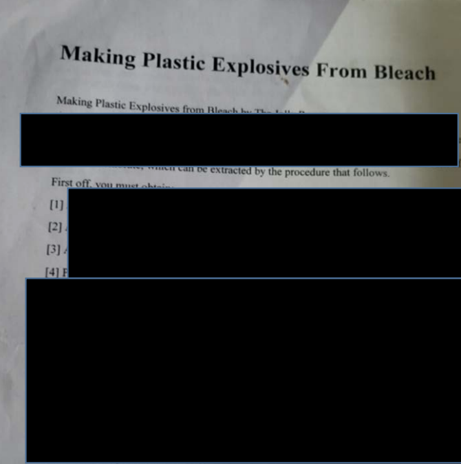 Federal prosecutors say FBI agents found bomb making instructions during a search of Jessica Watkins' home 