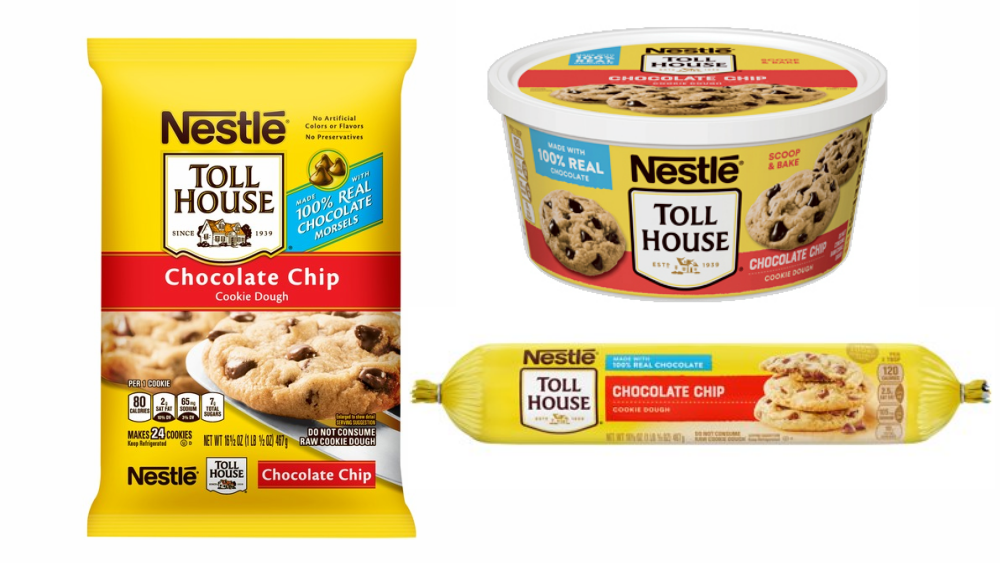 NestlƩ recalls cookie dough due to possible rubber in products