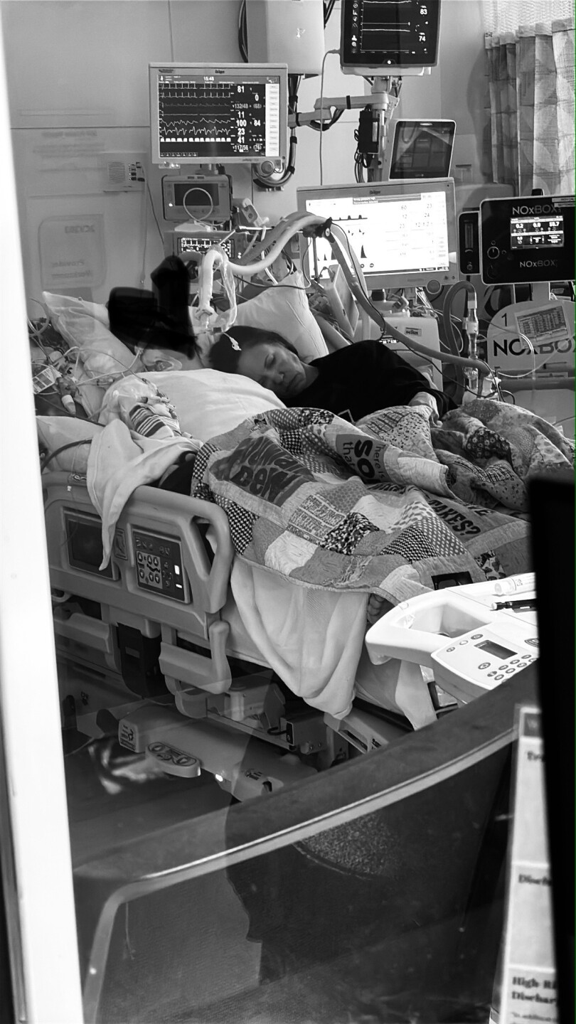 Jennie sleeping next to Paxton West on, what she thought, was his final night.