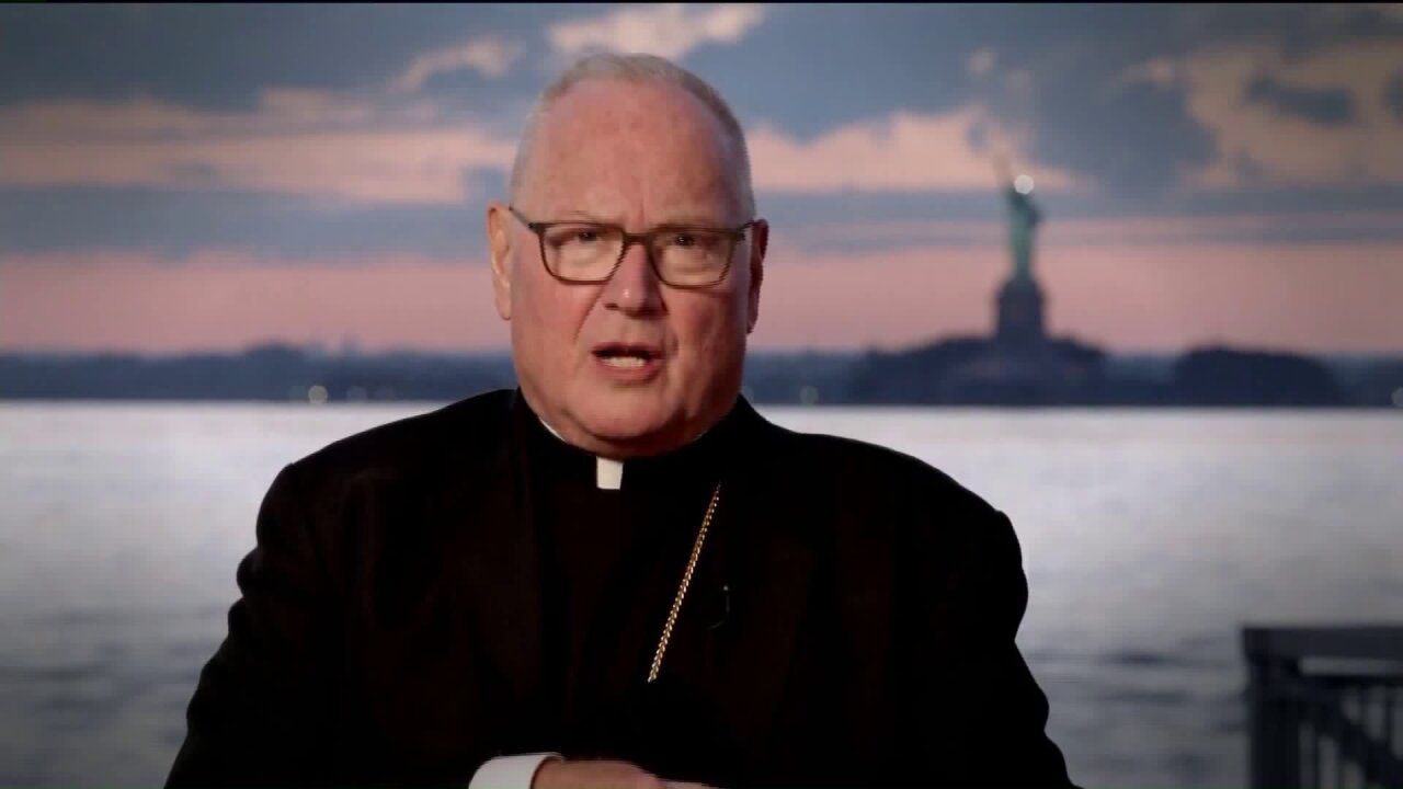 Cardinal Dolan of New York gives opening prayer at RNC