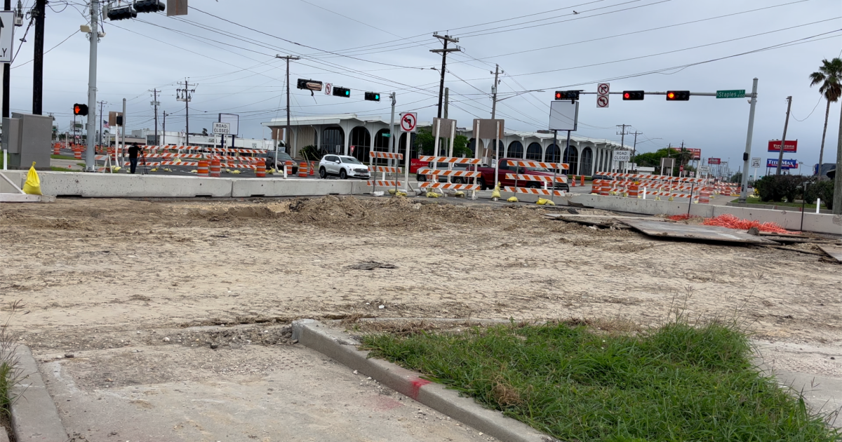 City puts in another turn-restriction at Everhart Road and S. Staples ...