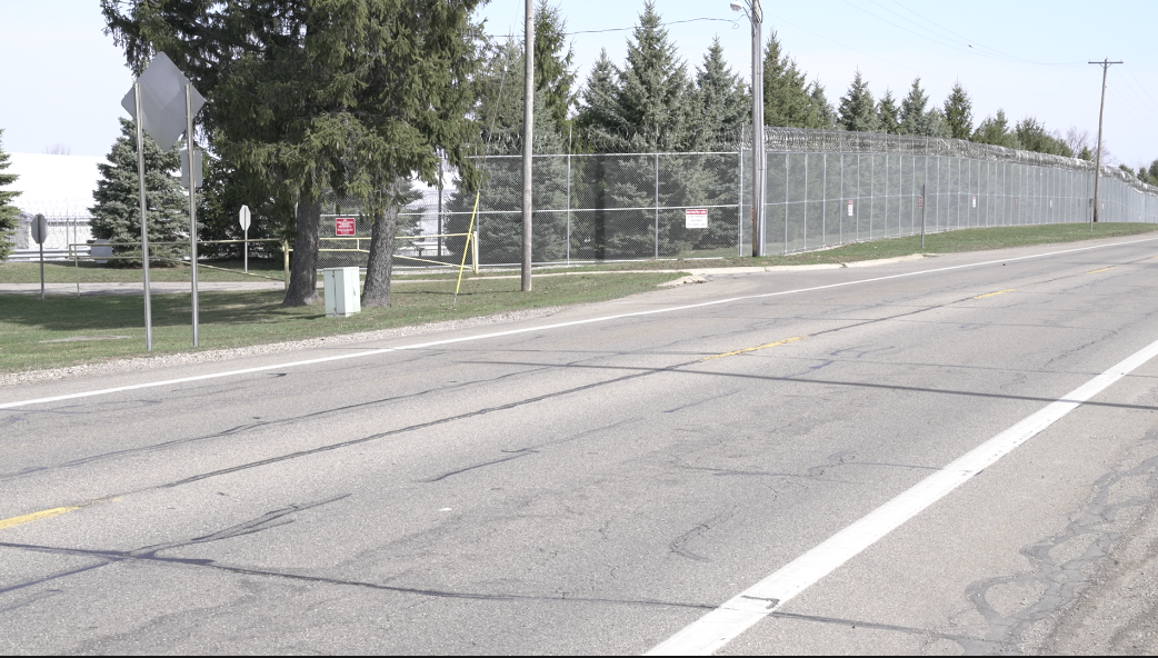 Fencing at Cooper Street Correctional Facility, Jackson, MI