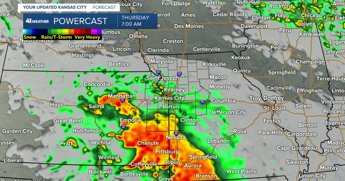 KSHB 41 Weather Blog | Heavy rain for some tonight, Labor Day weekend ...
