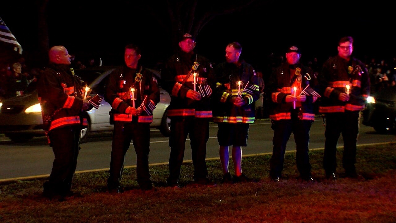 Vigil for Deputy Michael Magli
