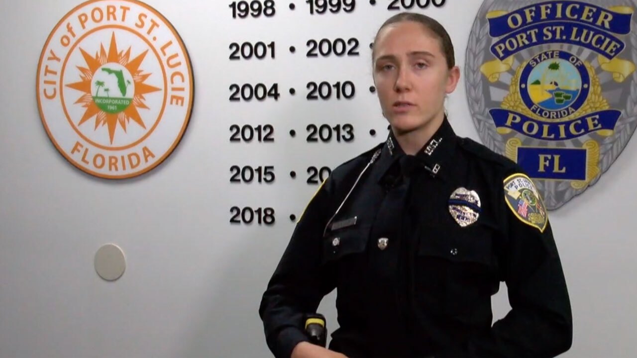 Summer Labarbera, Port St. Lucie police cadet