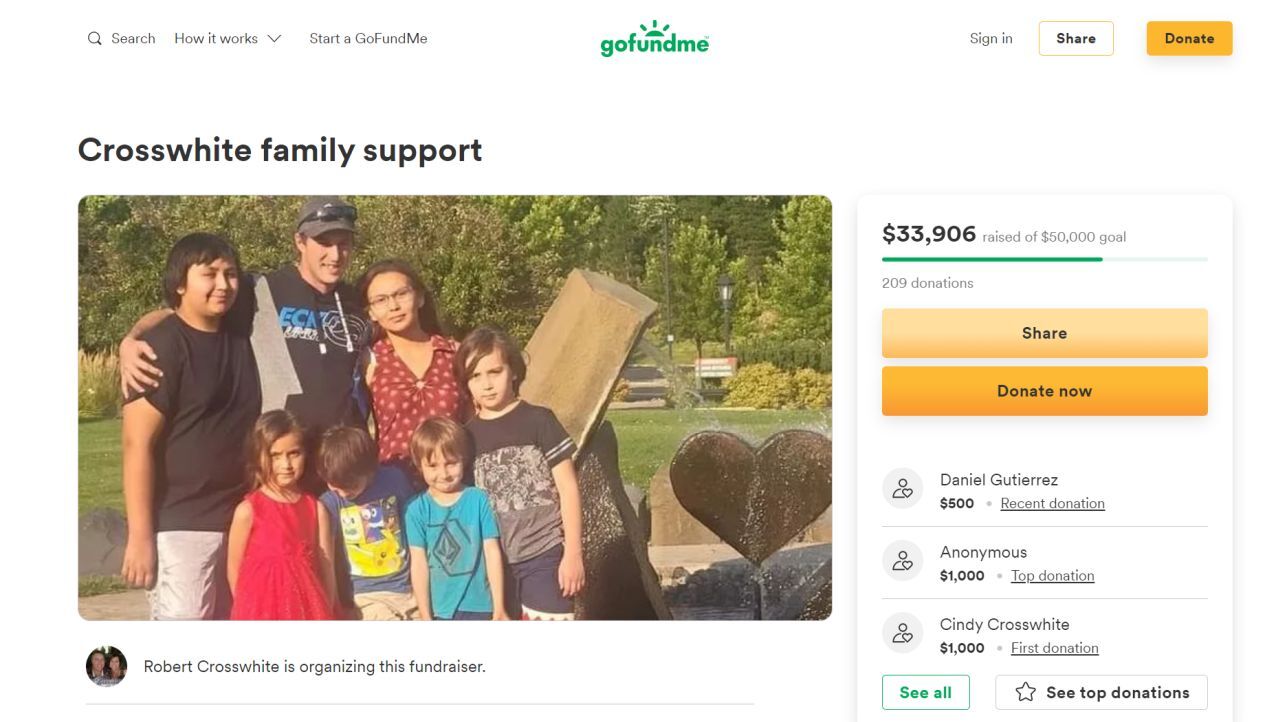 Crosswhite GoFundMe