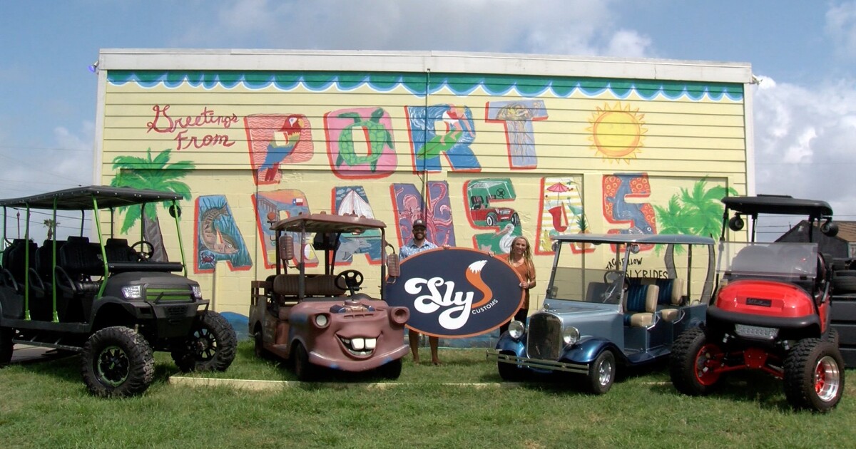 Sly Customs brings custom flair to Port Aransas golf cart scene