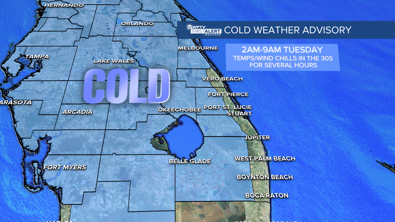 Cold Weather Advisory, Nov. 11, 2025