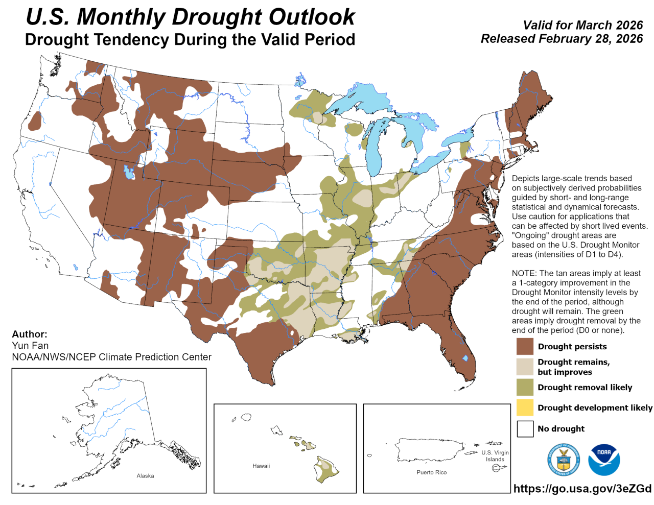March 2026 Drought Outlook