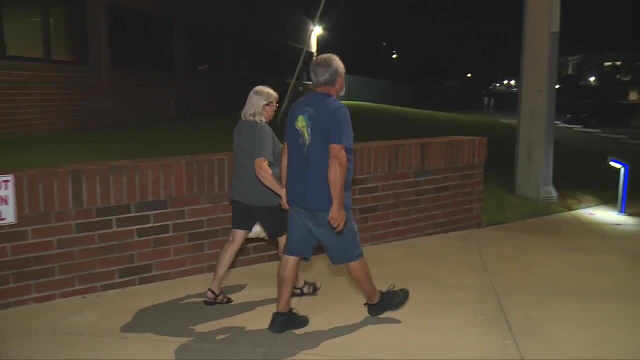 Adamo leaving jail