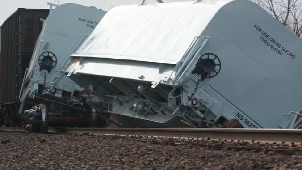 No hazardous materials found at Clark County train derailment