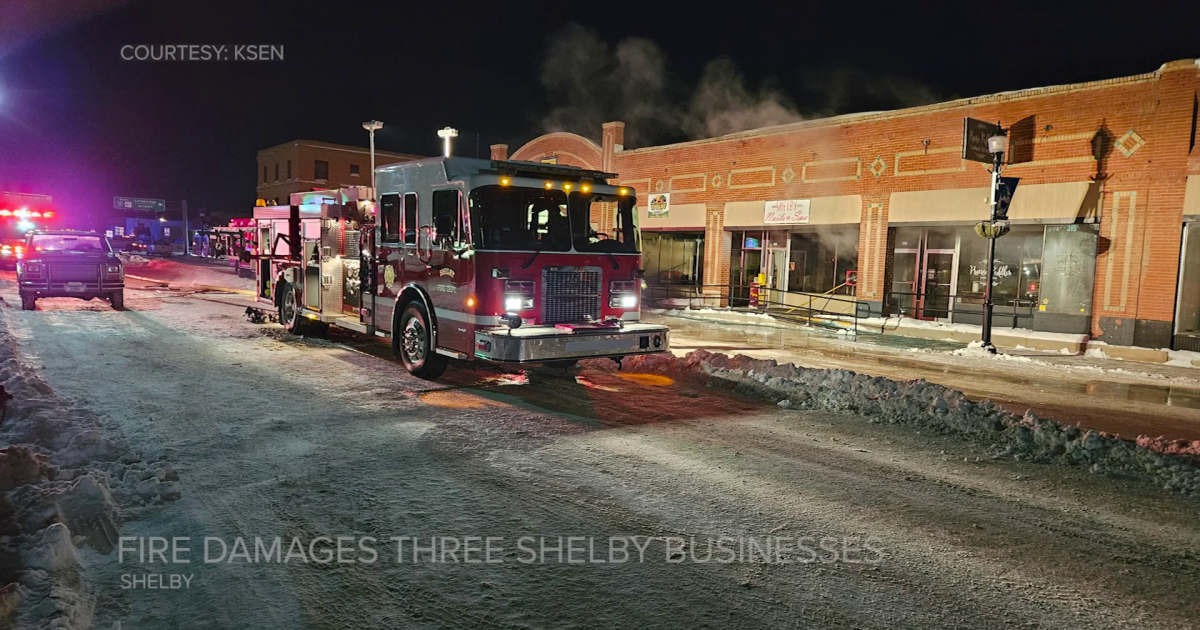 Assessing the fire damage in downtown Shelby - Vimarsana News