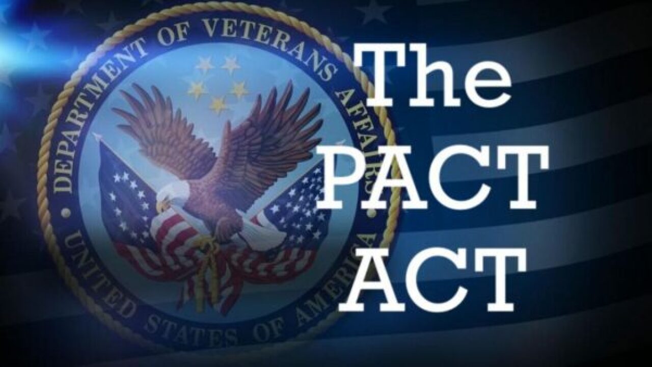 Pact Act benefits offered to veterans and survivors