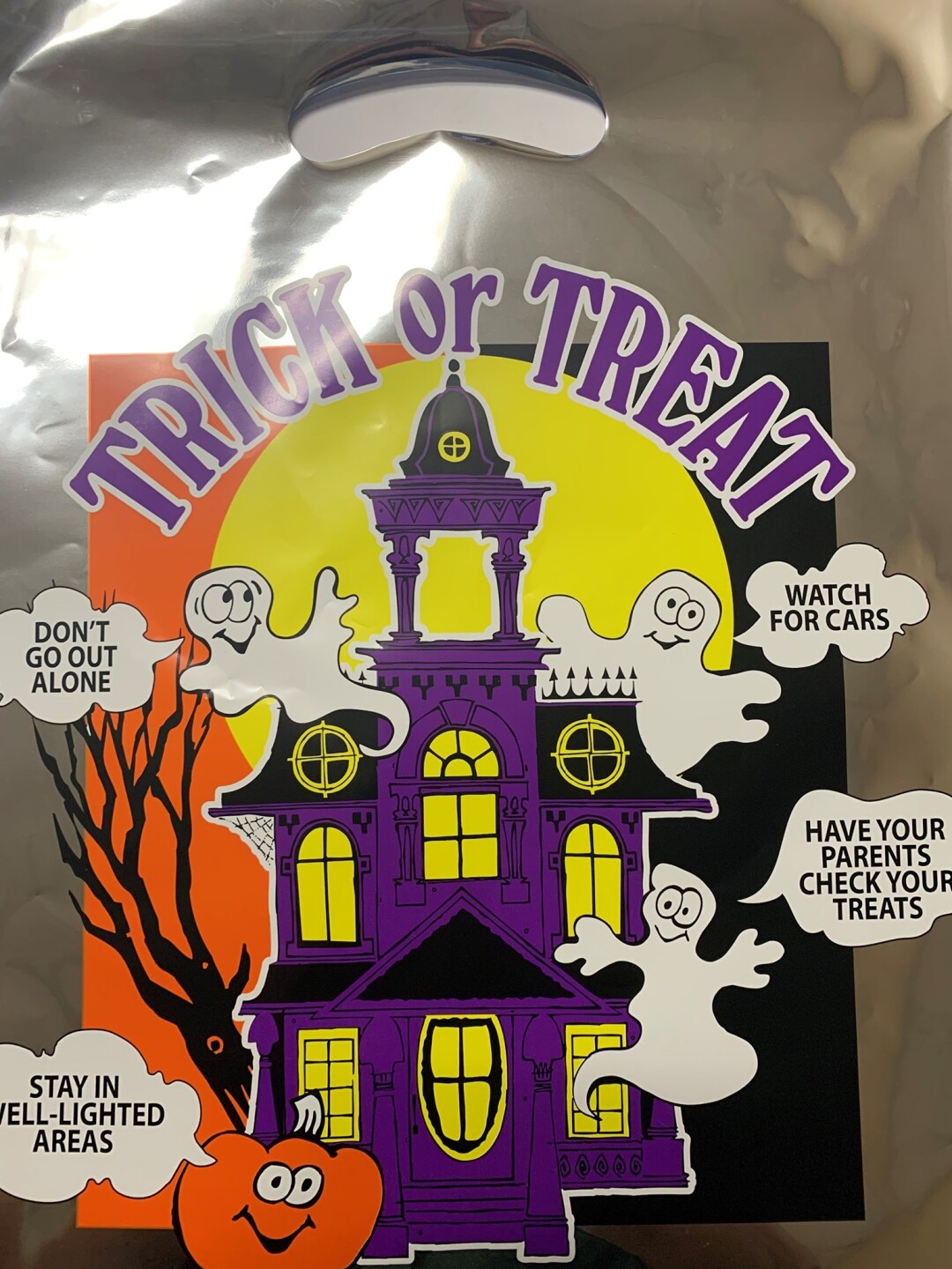WCSO reflective Halloween bags