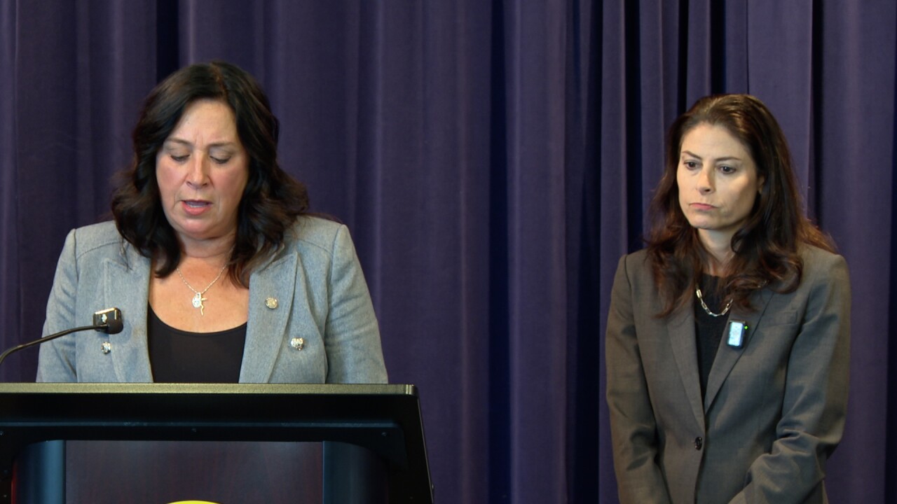 Rep. Angela Witwer (D-Delta Township) and AG Dana Nessel (D)