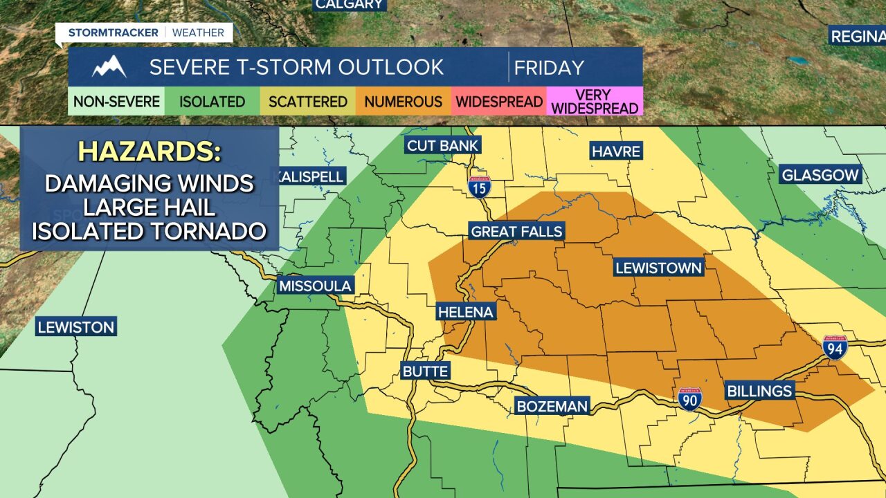 Severe Thunderstorm Risk Friday