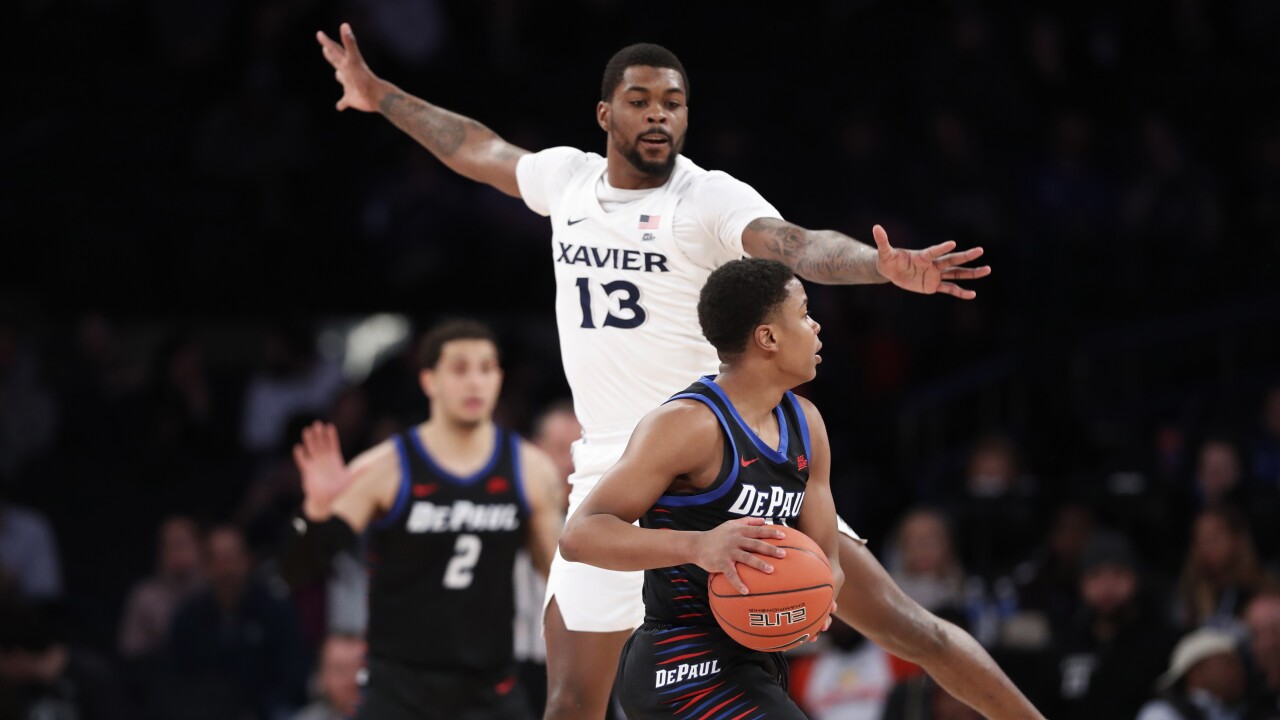 DePaul stuns Xavier in first round of Big East Tourney