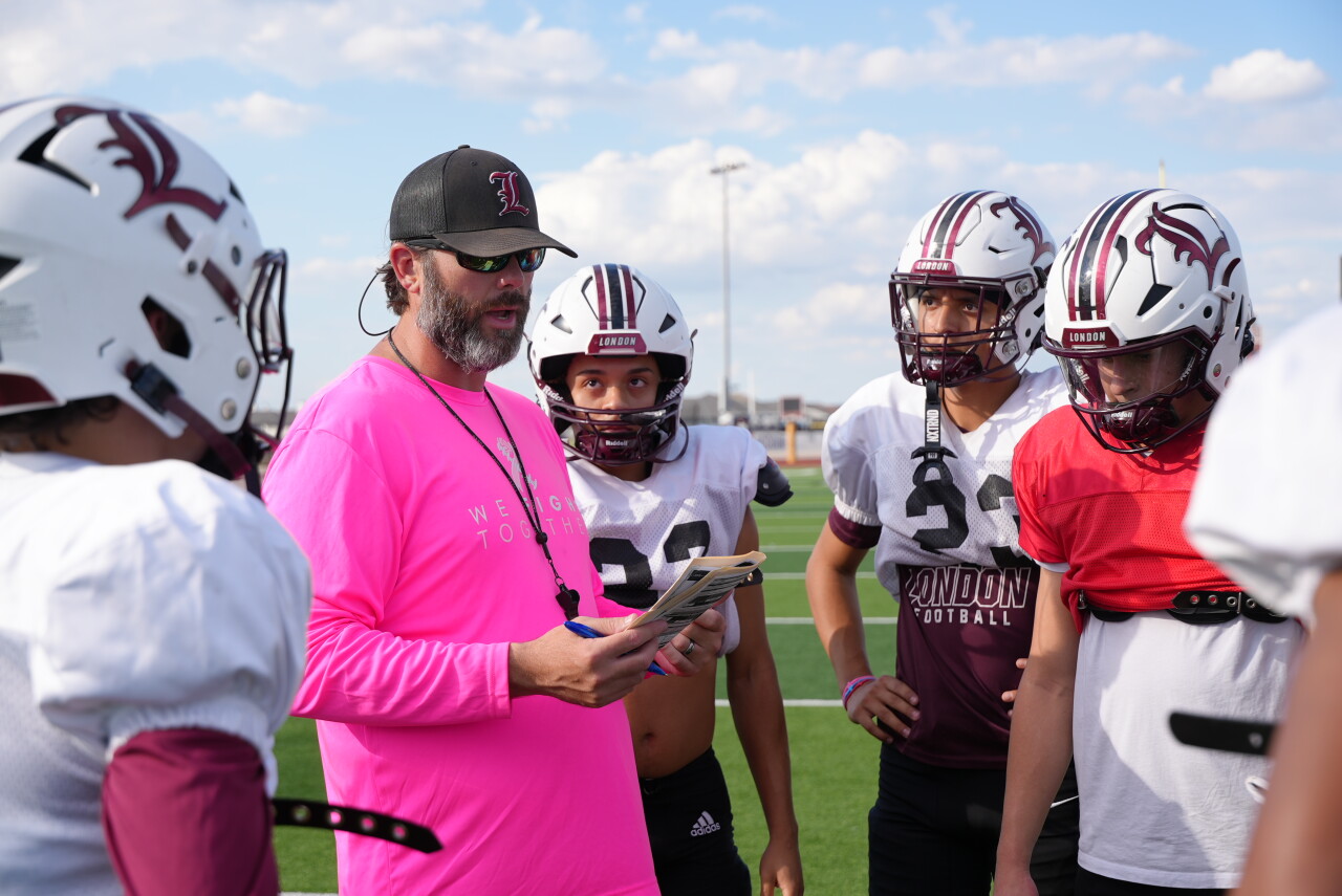London football head coach Andy Smith