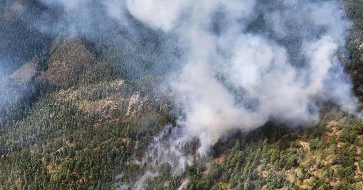 Oak Ridge Fire Today Map Oak Ridge Fire near Beulah now 1,191 acres in size, 9% contained