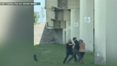 Fort Pierce police release body camera video showing the moments leading up to an officer striking a man on July 21, 2026, in an incident that has been circulating online.