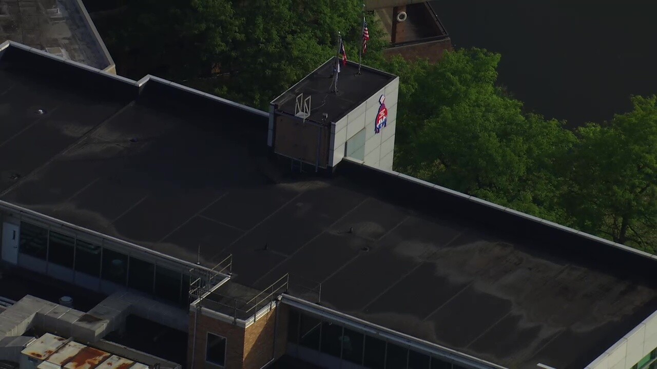 The Sherwin-Williams Co.'s logo adorns a building at the company's technical center in Warrensville Heights.