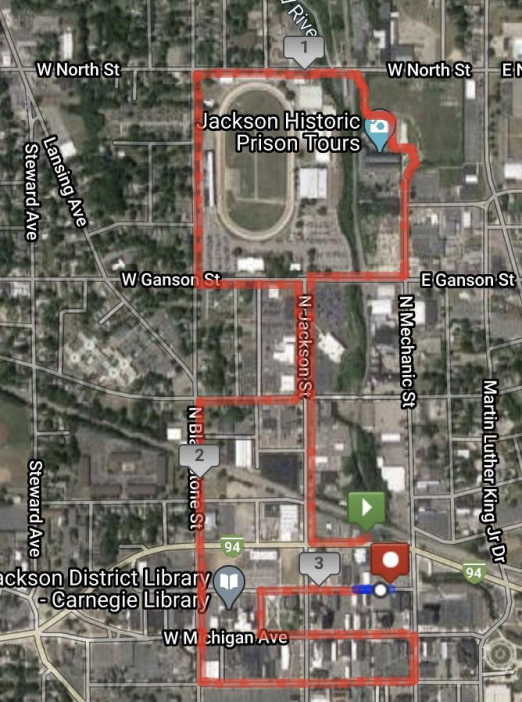5K run for fun map