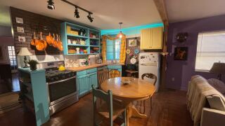 Room based off Monica and Rachel's apartment in 'Friends'