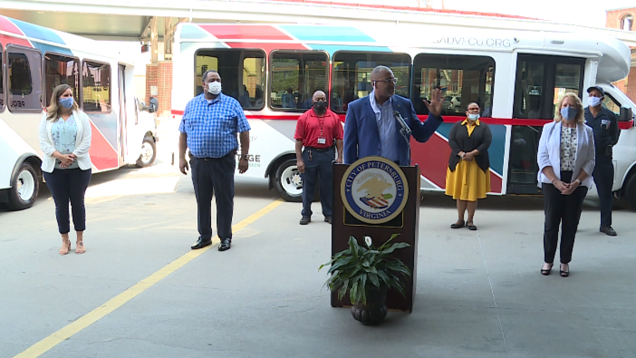 Petersburg Area Transit unveils new bus fleet